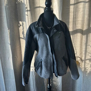 Gray and Black Hilton Zip Up